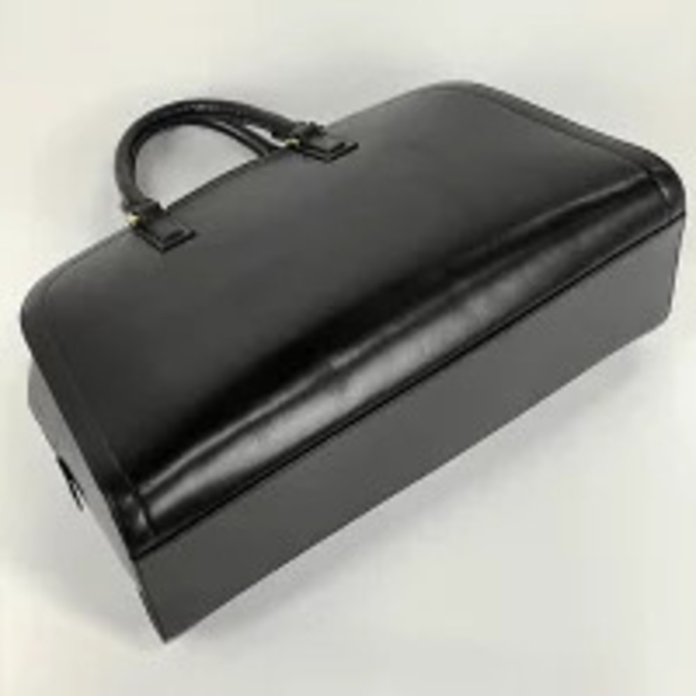 Celine handbag black Triomphe leather Blazon Black